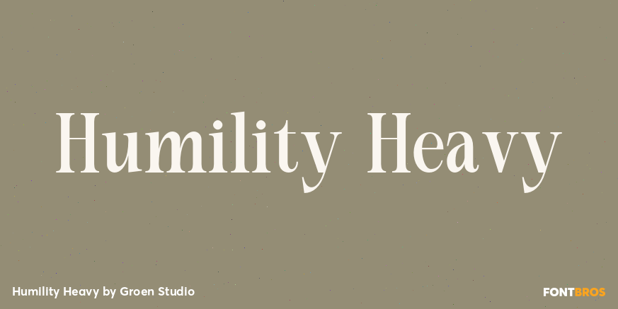 Humility Heavy Poster