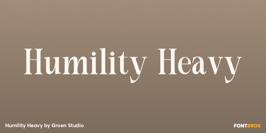 Humility Heavy Poster