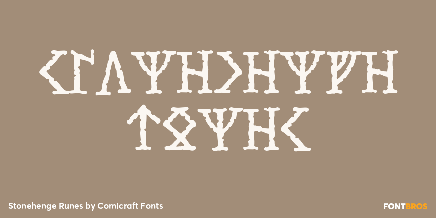 Stonehenge Runes Poster