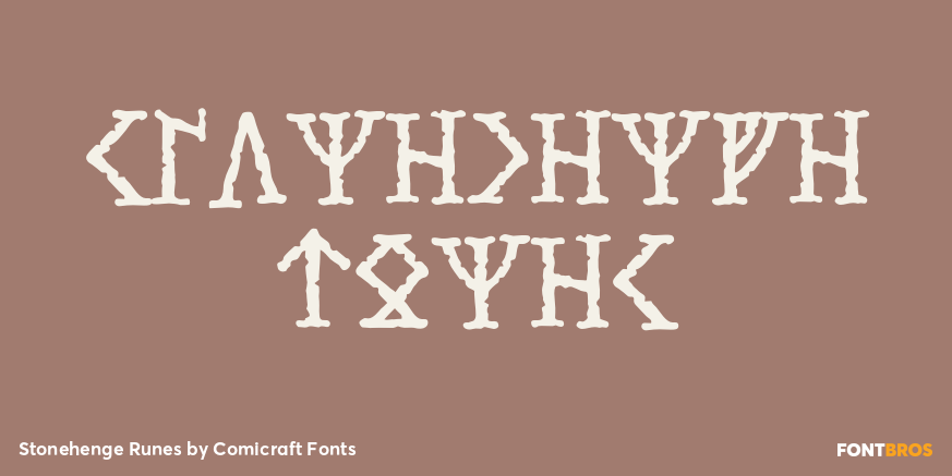 Stonehenge Runes Poster