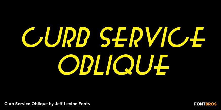 Curb Service Oblique Poster