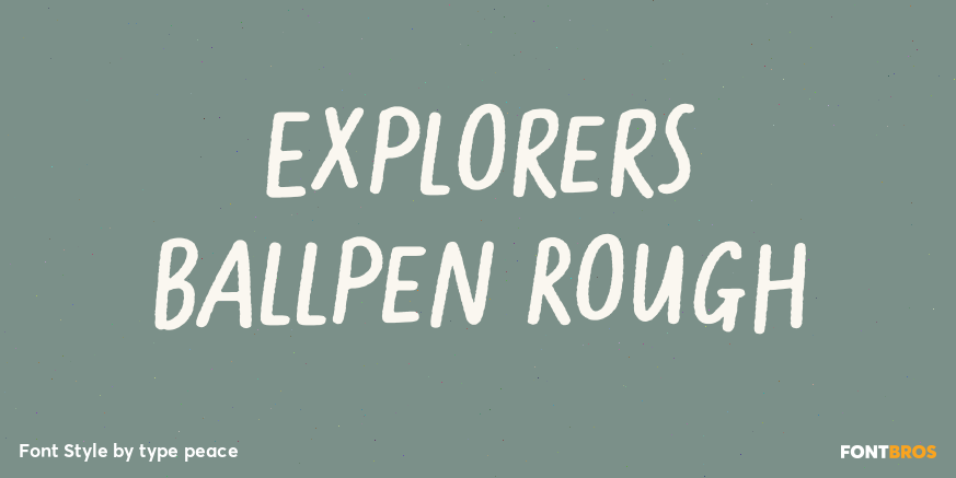 Explorers Ballpen Rough Poster