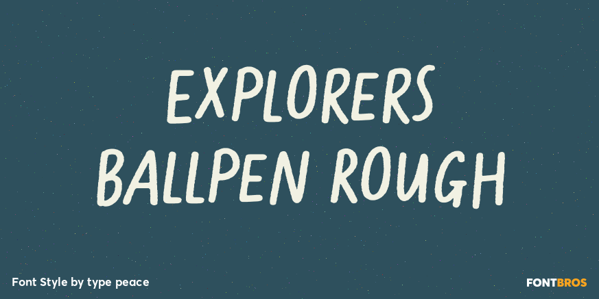Explorers Ballpen Rough Poster