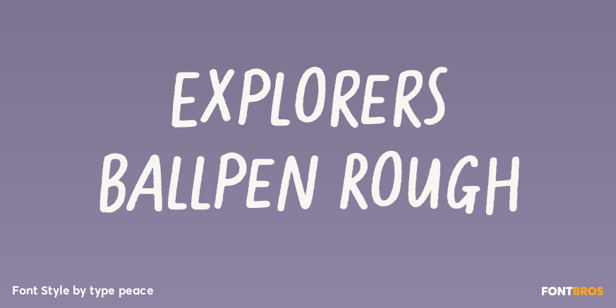 Explorers Ballpen Rough Poster