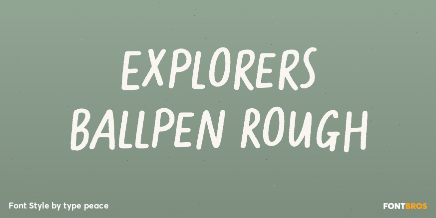 Explorers Ballpen Rough Poster