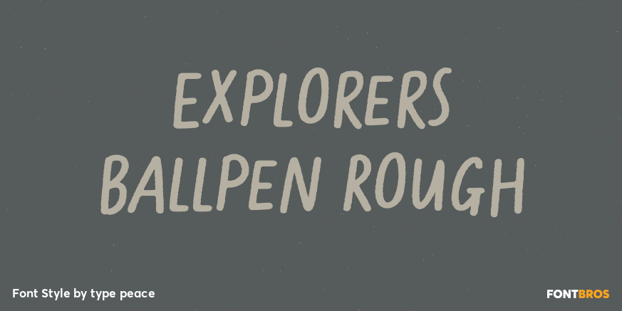 Explorers Ballpen Rough Poster