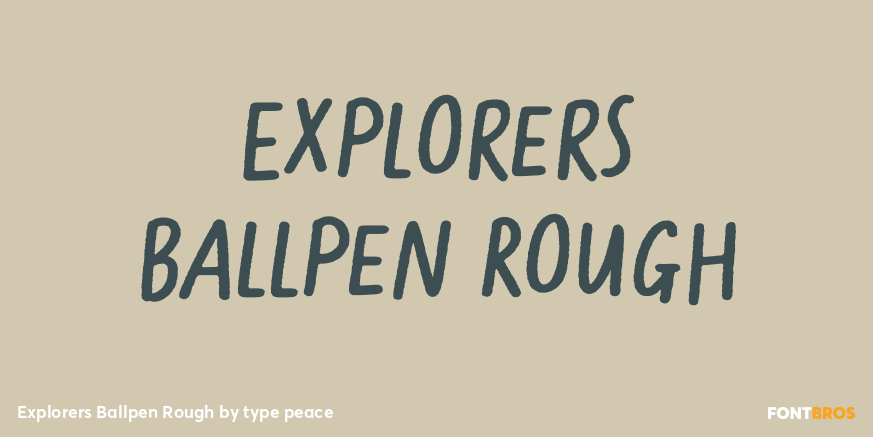 Explorers Ballpen Rough Poster