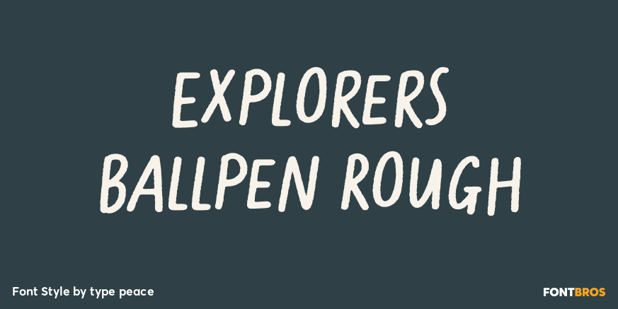Explorers Ballpen Rough Poster