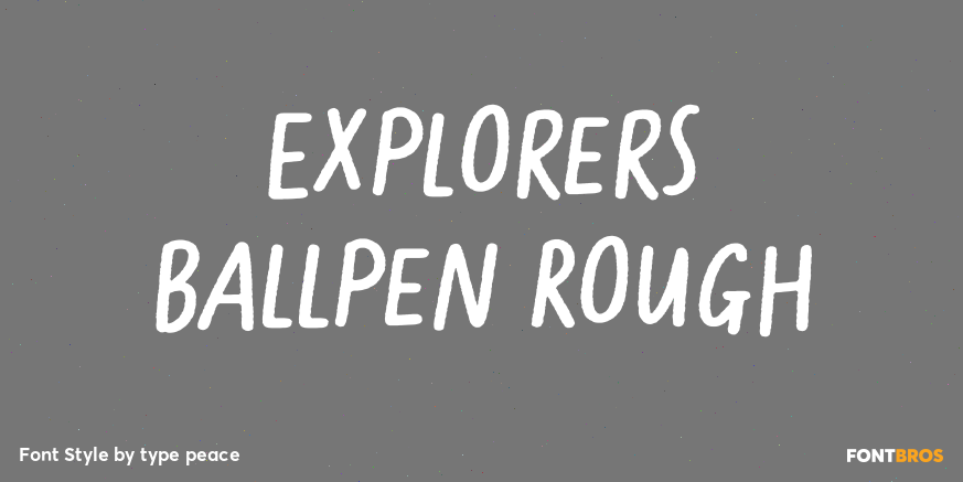 Explorers Ballpen Rough Poster