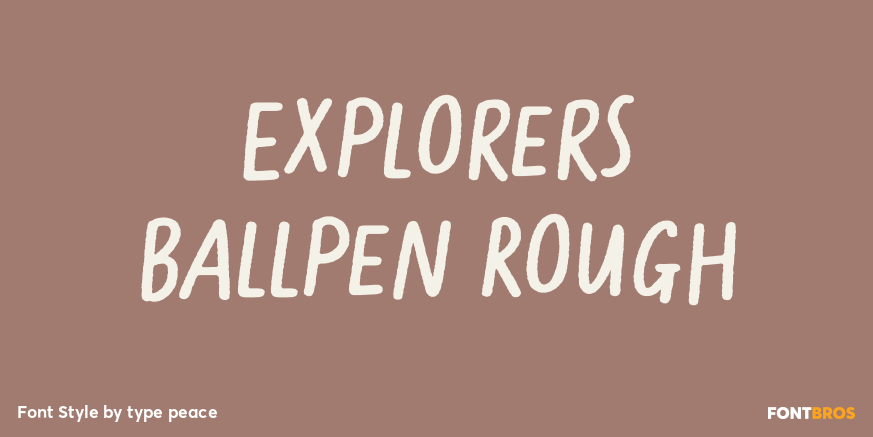 Explorers Ballpen Rough Poster