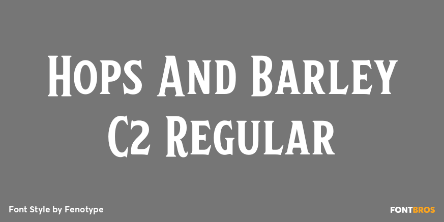 Hops And Barley C2 Regular Poster