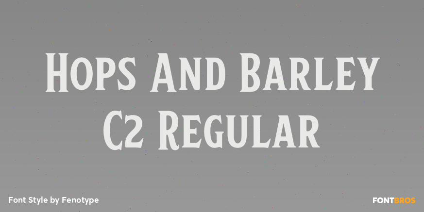 Hops And Barley C2 Regular Poster