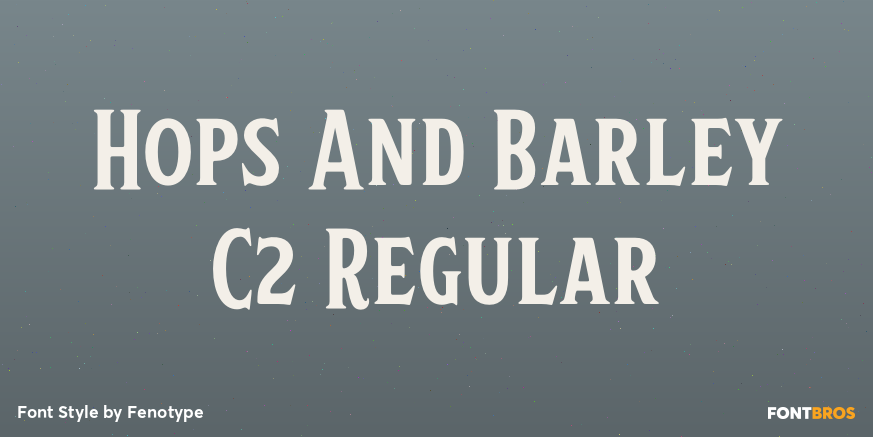 Hops And Barley C2 Regular Poster