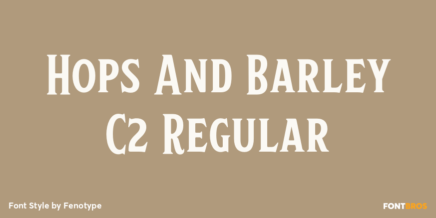 Hops And Barley C2 Regular Poster