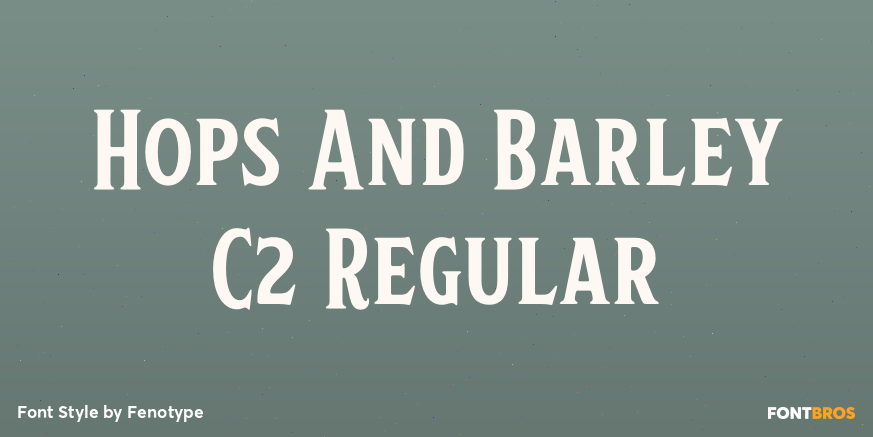 Hops And Barley C2 Regular Poster