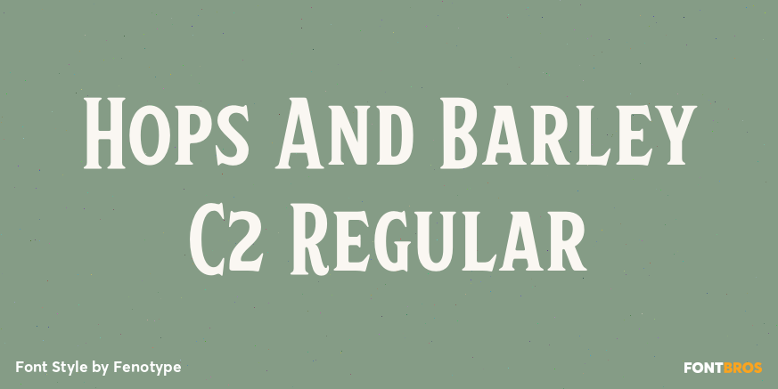 Hops And Barley C2 Regular Poster