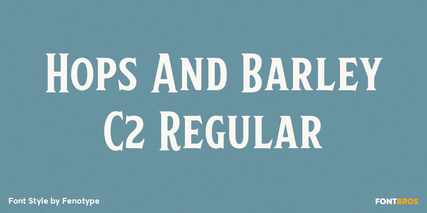 Hops And Barley C2 Regular Poster