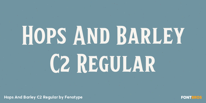 Hops And Barley C2 Regular Poster