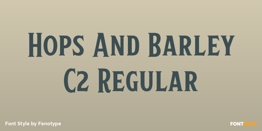 Hops And Barley C2 Regular Poster