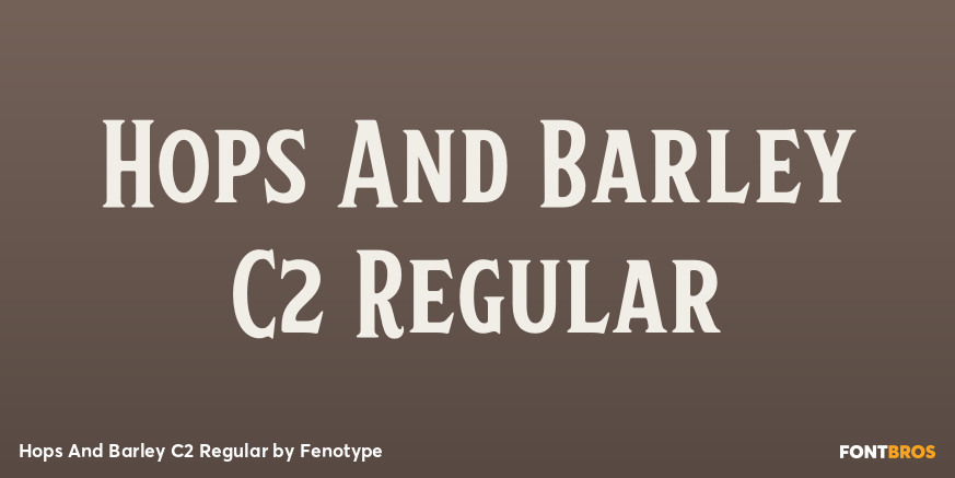 Hops And Barley C2 Regular Poster