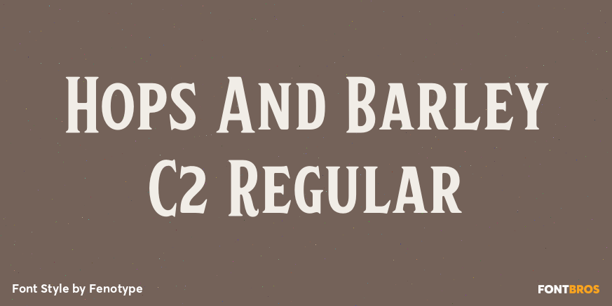 Hops And Barley C2 Regular Poster