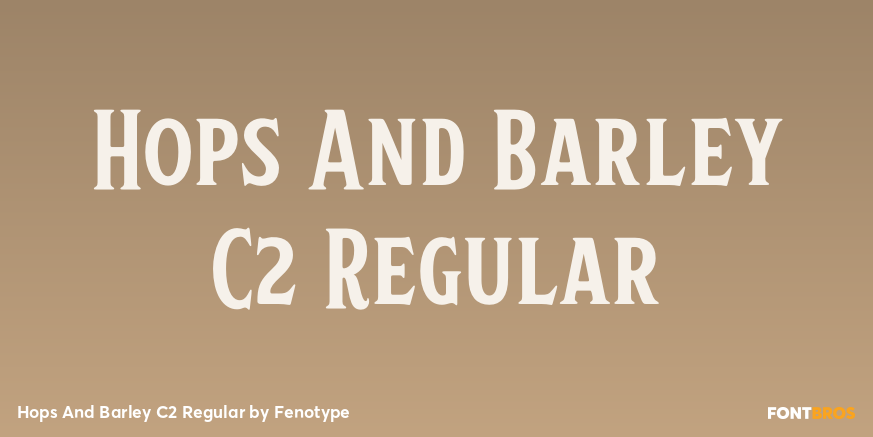 Hops And Barley C2 Regular Poster