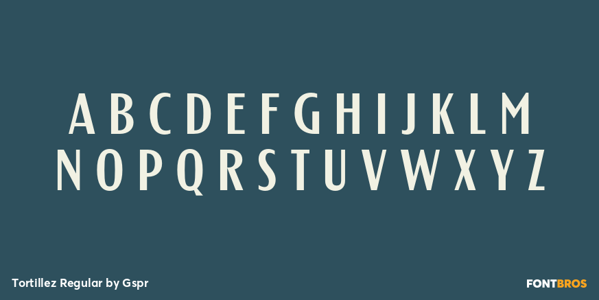 Tortillez Regular Font Poster #1