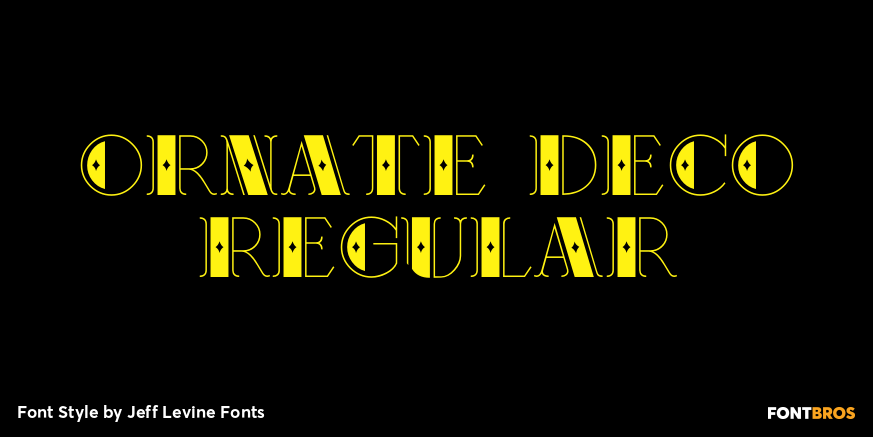 Ornate Deco Regular Poster