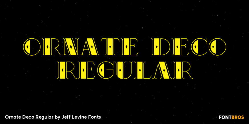 Ornate Deco Regular Poster