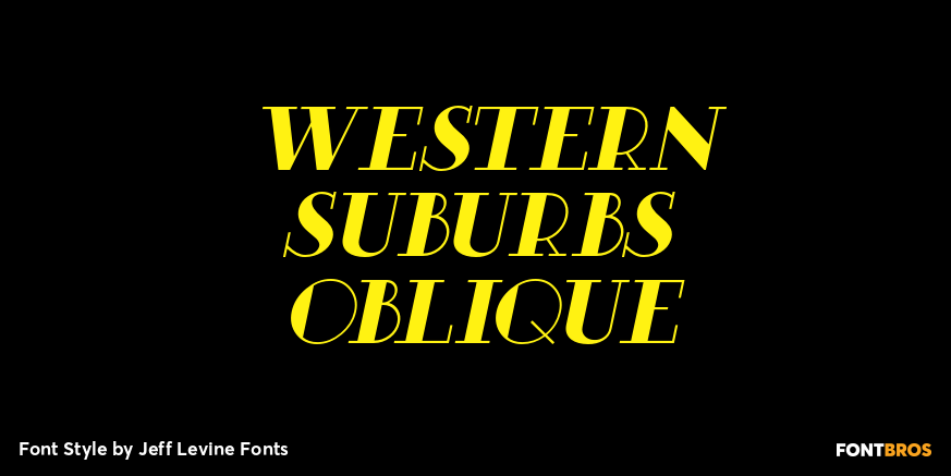 Western Suburbs Oblique Poster