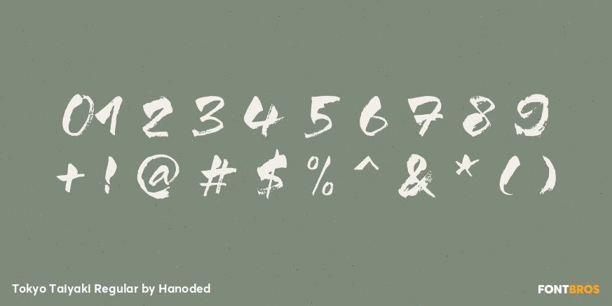 Tokyo Taiyaki Regular Font Poster #4