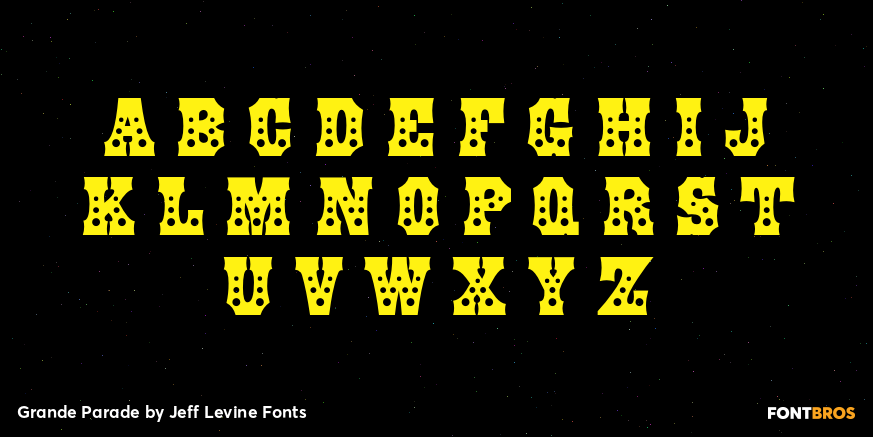 Grande Parade Font Poster #2