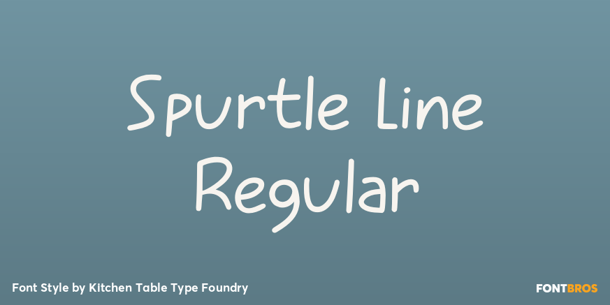 Spurtle Line Regular Poster