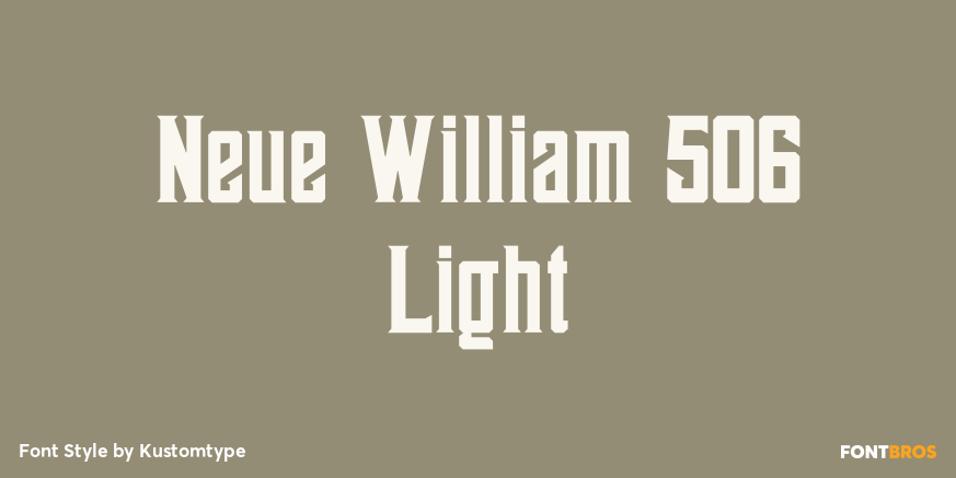 Neue William 506 Light Poster