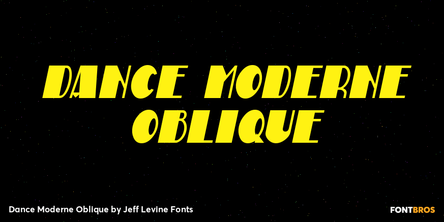 Dance Moderne Oblique Poster