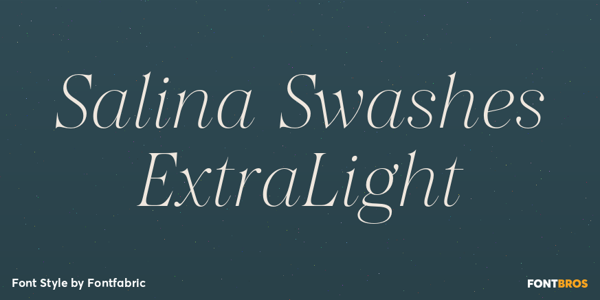 Salina Swashes ExtraLight Poster