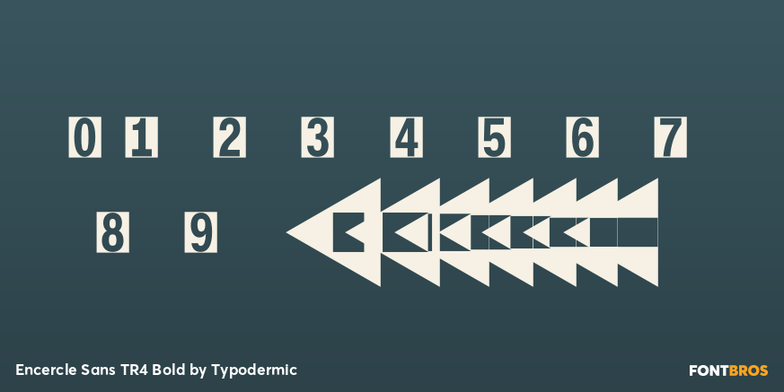 Encercle Sans TR4 Bold Font Poster #1