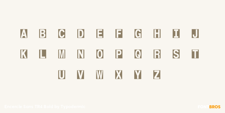Encercle Sans TR4 Bold Font Poster #3