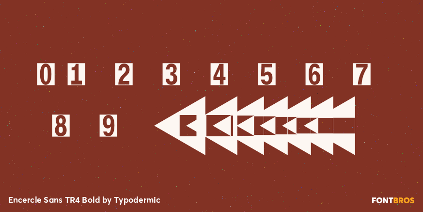 Encercle Sans TR4 Bold Font Poster #4