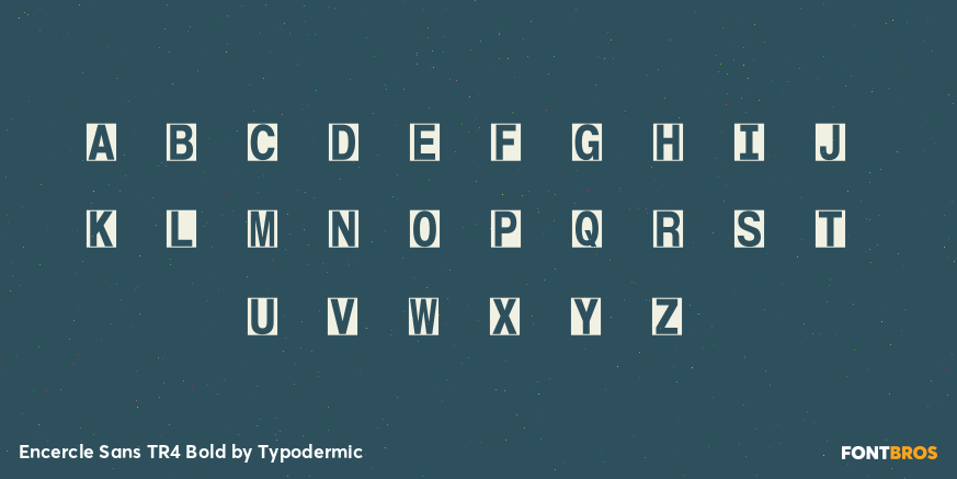 Encercle Sans TR4 Bold Font Poster #1