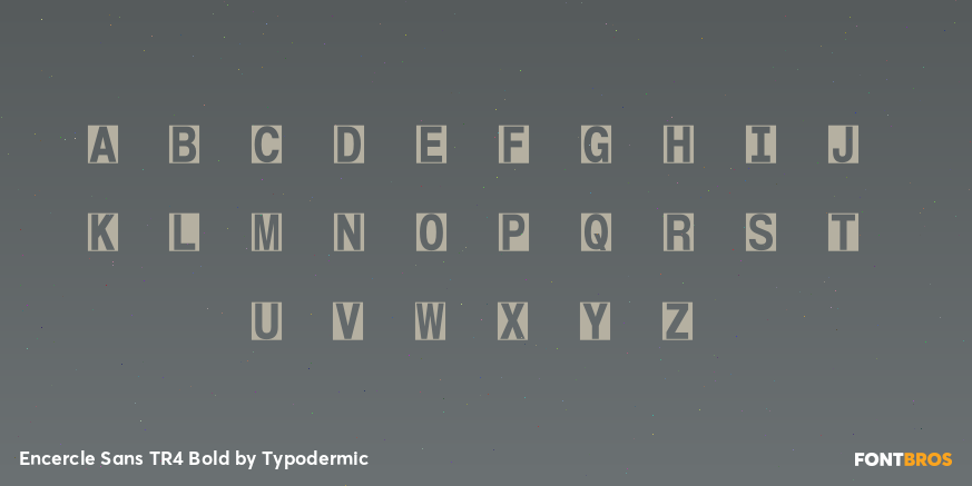 Encercle Sans TR4 Bold Font Poster #1