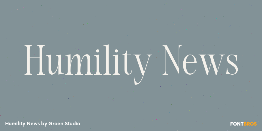 Humility News Poster