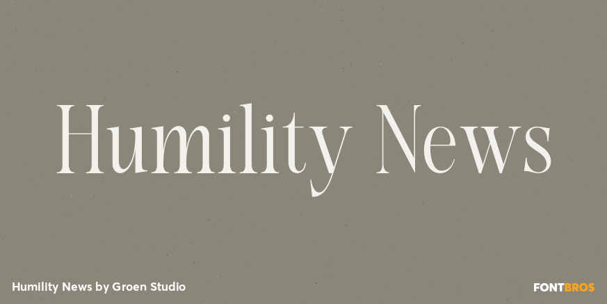 Humility News Poster