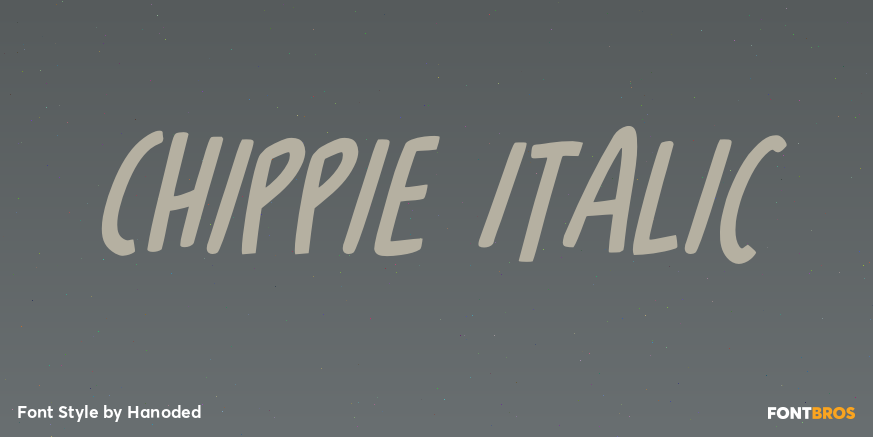 Chippie Italic Poster