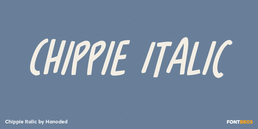 Chippie Italic Poster