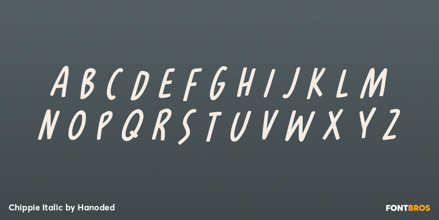 Chippie Italic Font Poster #3