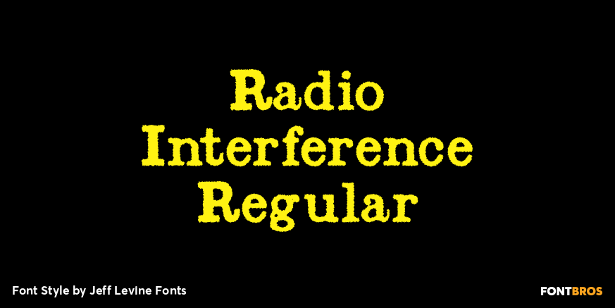 Radio Interference Regular Poster