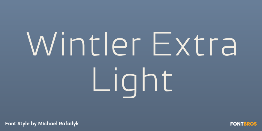 Wintler Extra Light Poster