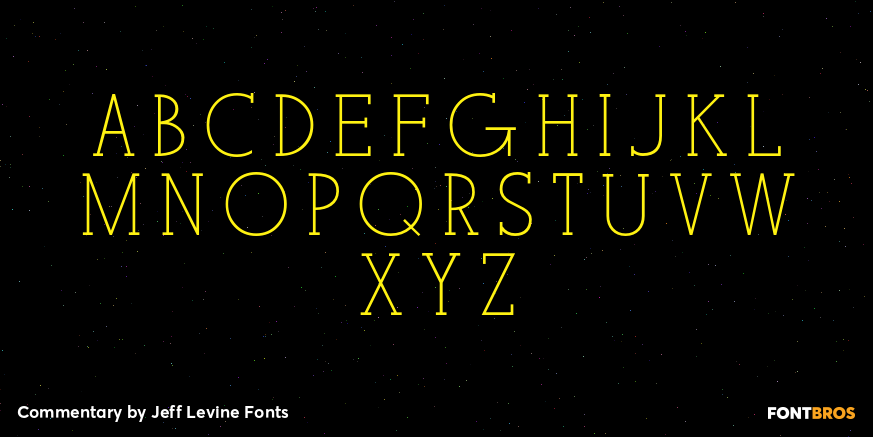 Commentary Font Poster #2