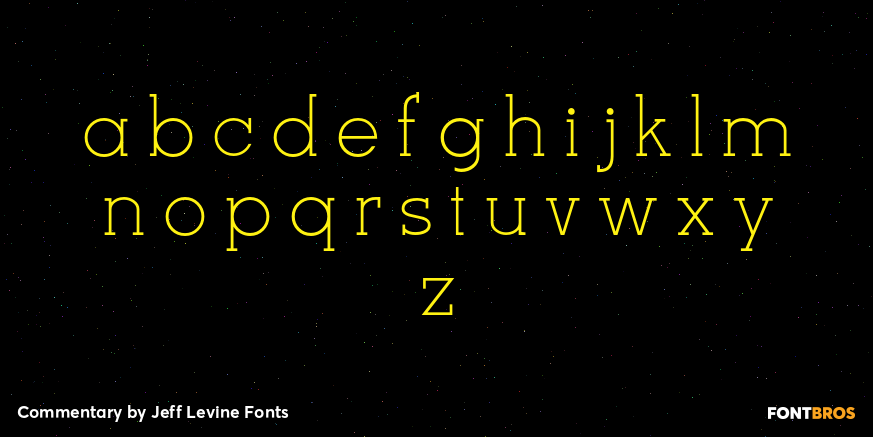 Commentary Font Poster #3